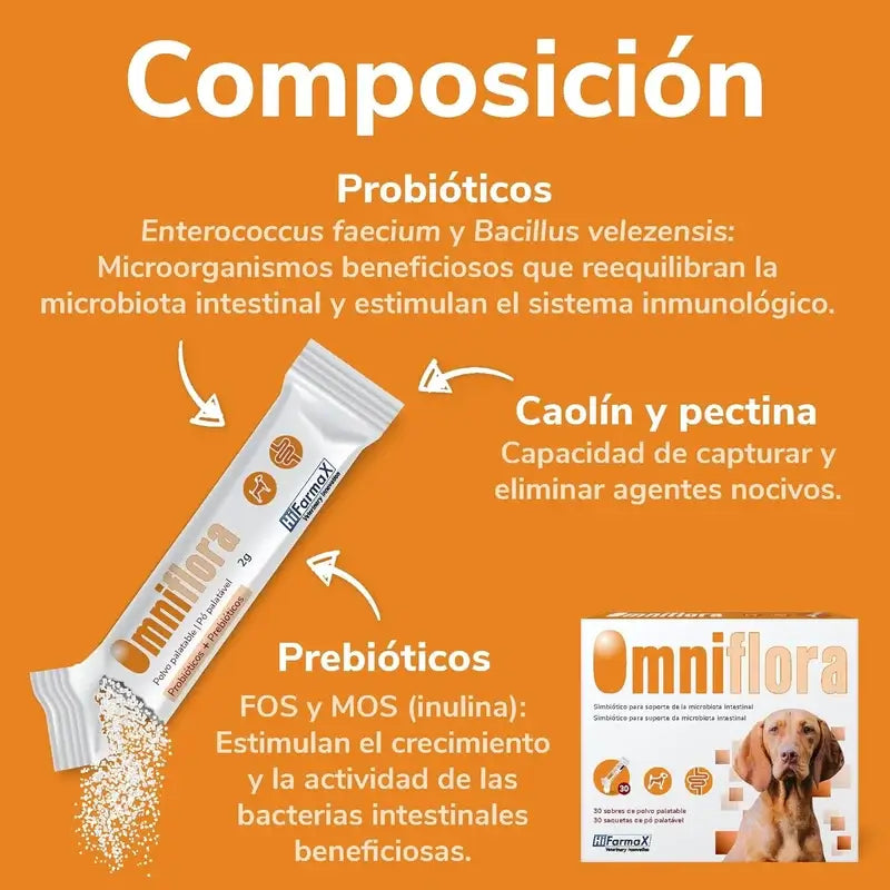 Omniflora Oral Powder, 30 Saquetas x 2 gramas