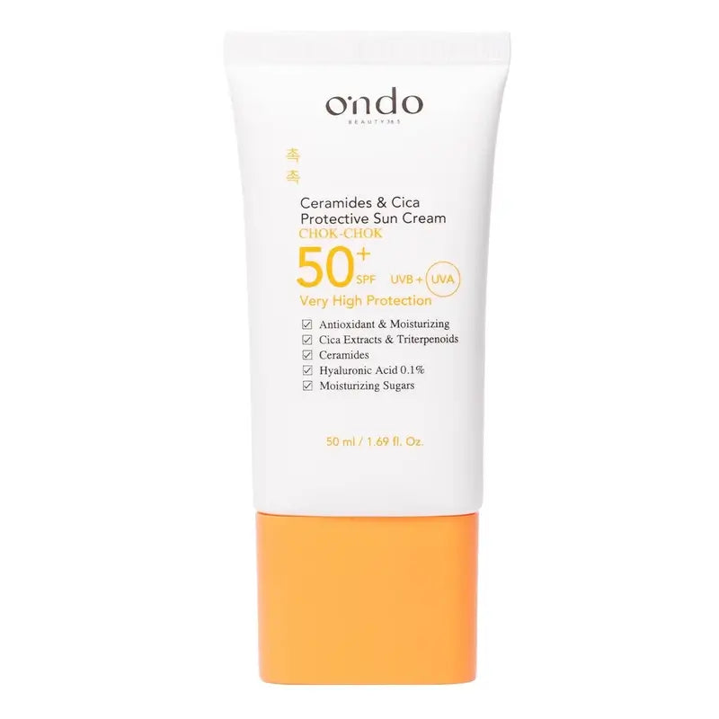 Ondo Beauty 36.5 Ceramidas & Cica Creme Solar Protetor, 50 ml