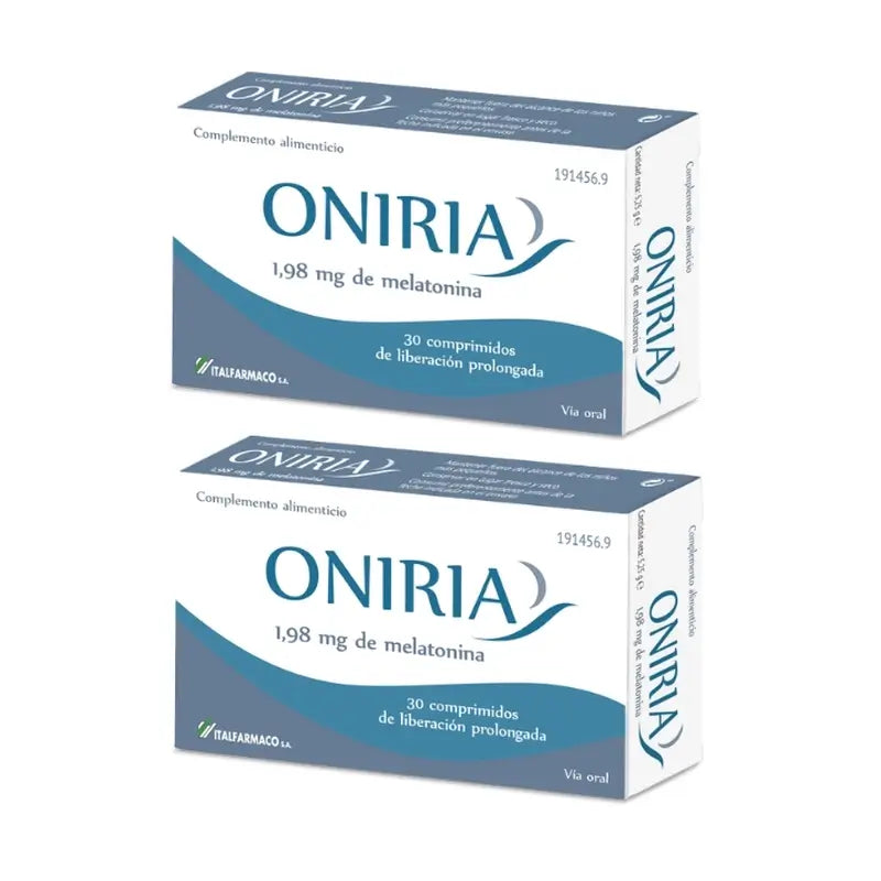 Oniria Lib Prol Nutraceutical 1,98 mg/ Embalagem 2 x 30 comprimidos