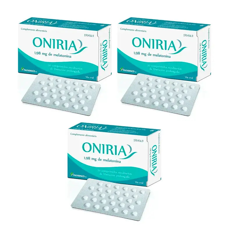 Oniria Lib Prol Nutraceutical 1,98 mg Embalagem 3 x 30 comprimidos