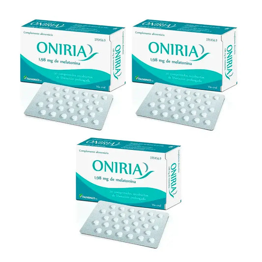 Oniria Lib Prol Nutraceutical 1,98 mg Embalagem 3 x 30 comprimidos