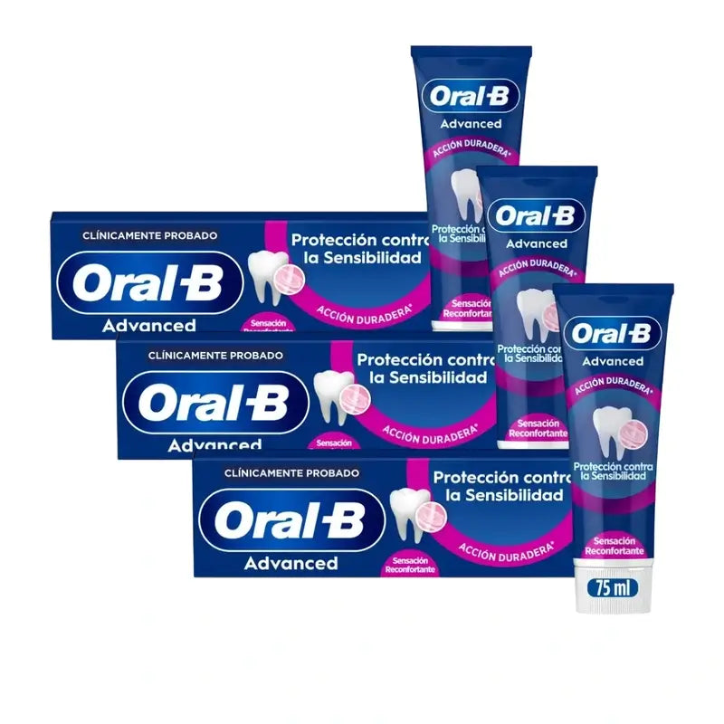 Oral-B Proteção Avançada da Sensibilidade, 3X75 Ml