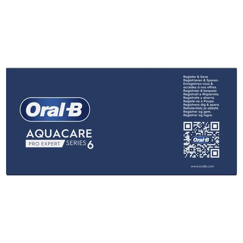 Irrigador de água Oral-B Braun Aquacare 6 com tecnologia Oxyjet
