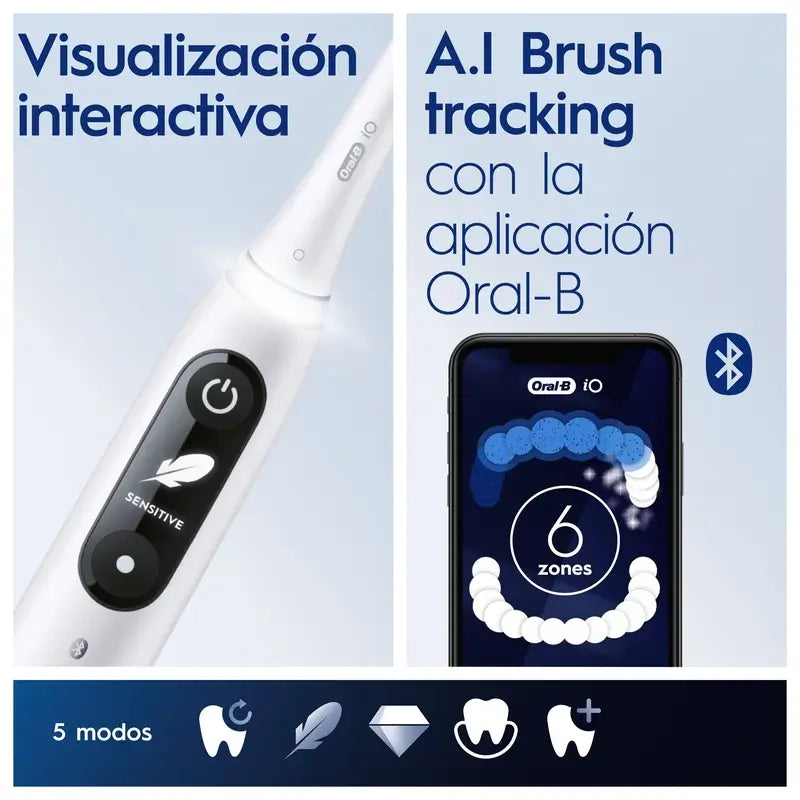 Oral-B Braun Centro Dentário com Irrigador e Escova de Dentes Eléctrica Oral-B iO 6