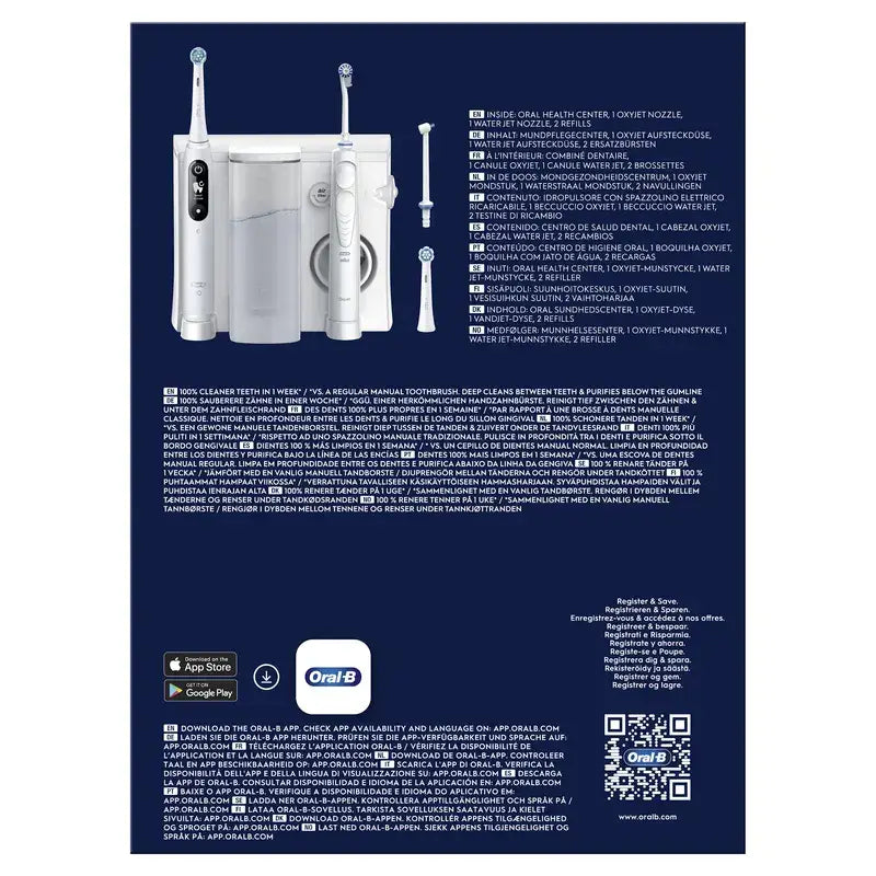 Oral-B Braun Centro Dentário com Irrigador e Escova de Dentes Eléctrica Oral-B iO 6