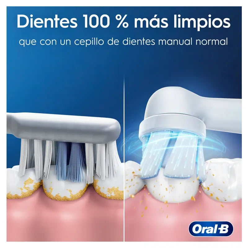 Oral B Braun Escova de dentes eléctrica Io2 White, 2 cabeças de escova, 1 embalagem