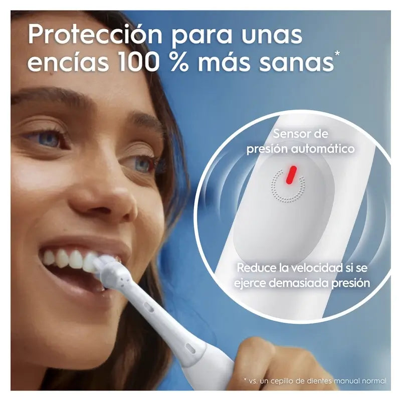 Oral B Braun Escova de dentes eléctrica Io2 White, 2 cabeças de escova, 1 embalagem