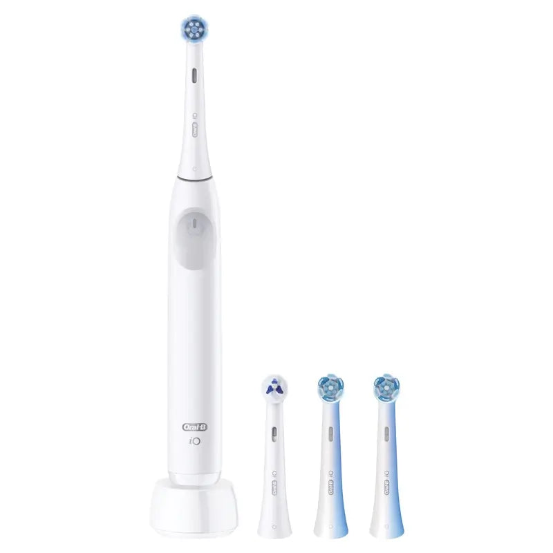 Oral B Braun Escova de dentes eléctrica Io2 White, 2 cabeças de escova, 1 embalagem