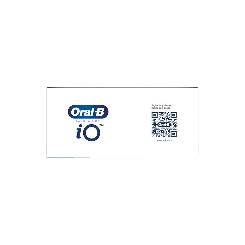 Oral B Braun Escova de dentes eléctrica Io2 White, 2 cabeças de escova, 1 embalagem