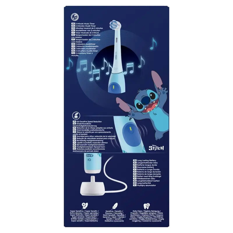 Oral B Braun iO2 Kids Stitch Escova de dentes