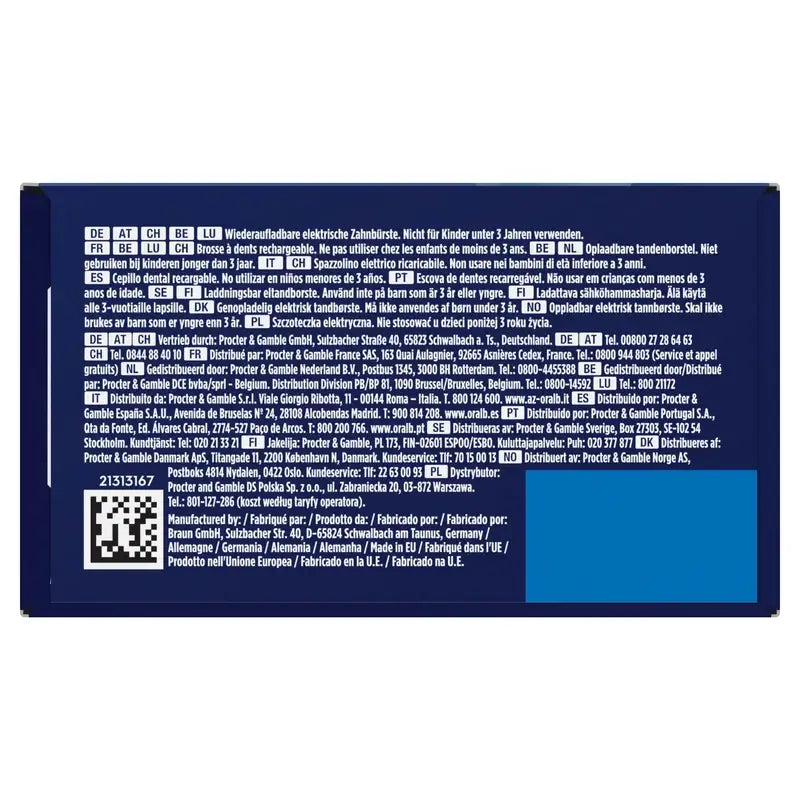 Escova de dentes Oral B Braun Io2 Jr Stitch, 1 unidade