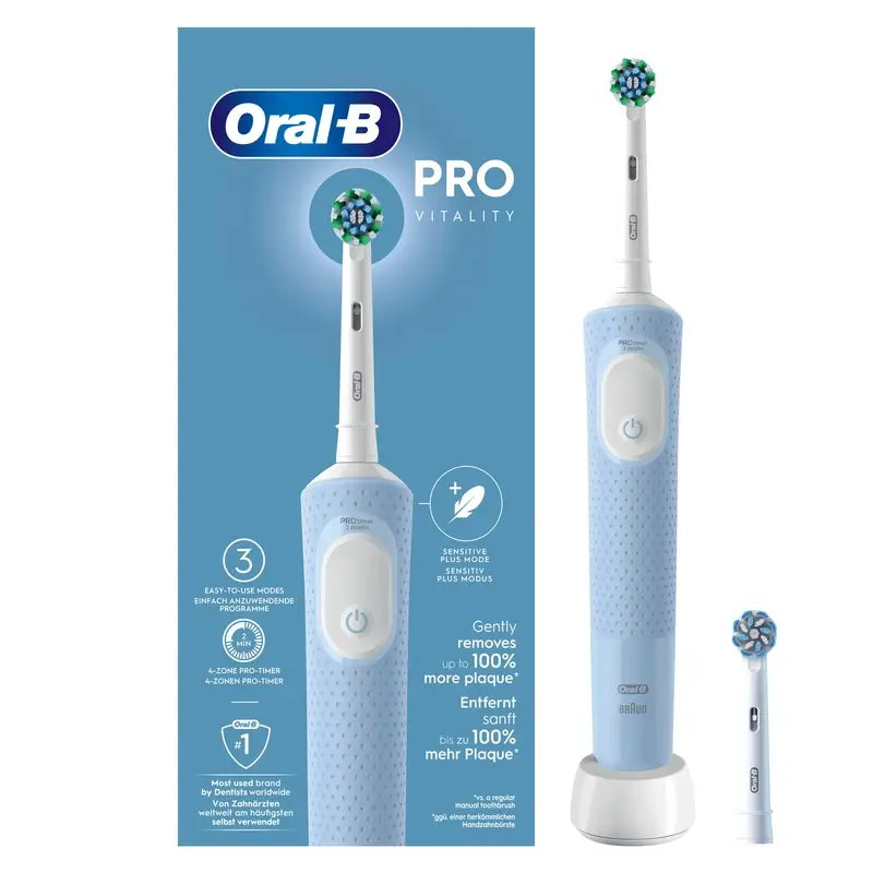 Oral-B Braun Vitality Pro Escova de dentes recarregável Azul
