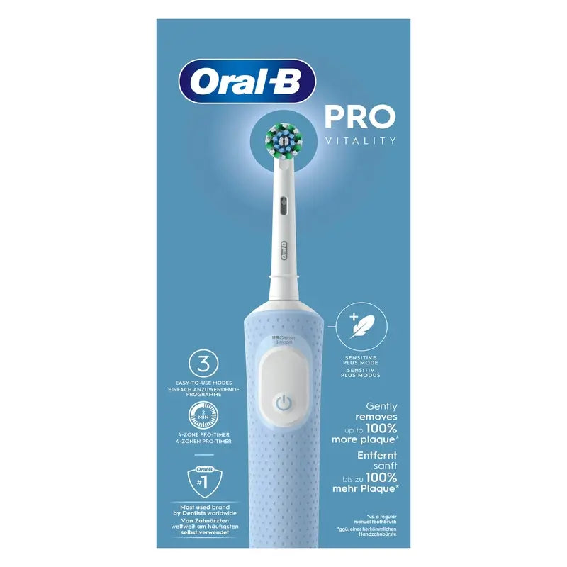 Oral-B Braun Vitality Pro Escova de dentes recarregável Azul
