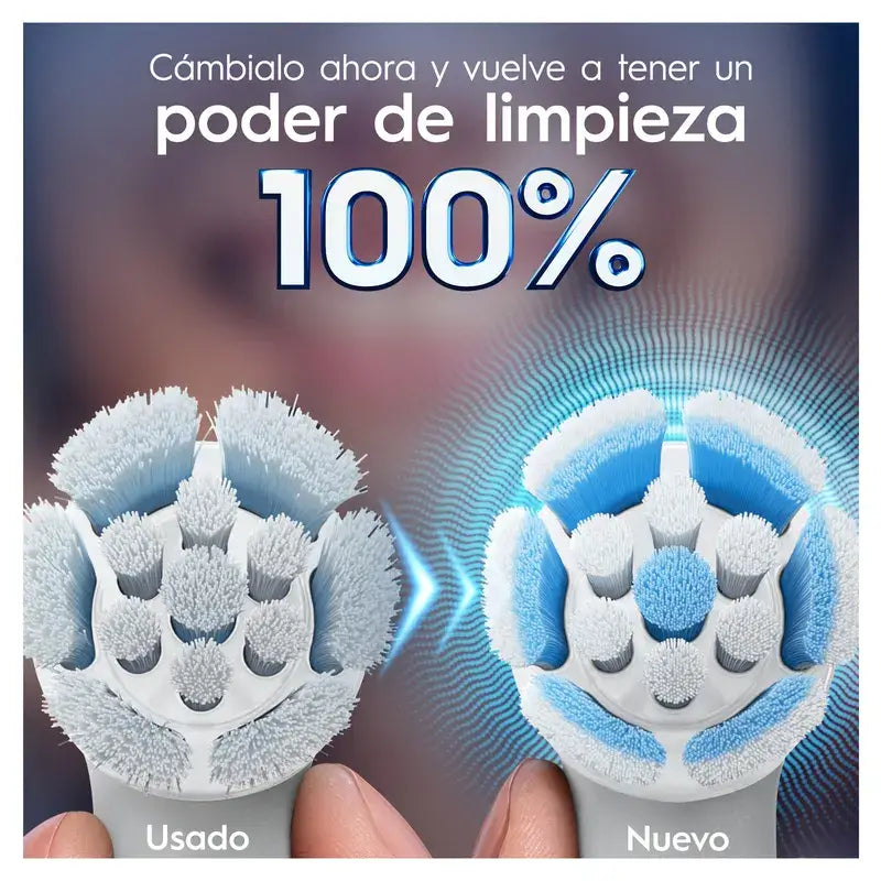 Oral-B Io Gentle Care Original Sensitive Gums Escovas redondas de substituição , 6 peças