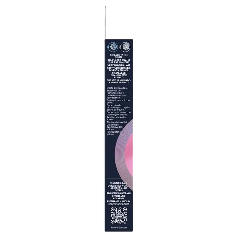 Oral-B Braun iO Gentle Care Recarga Preto, 2 peças.