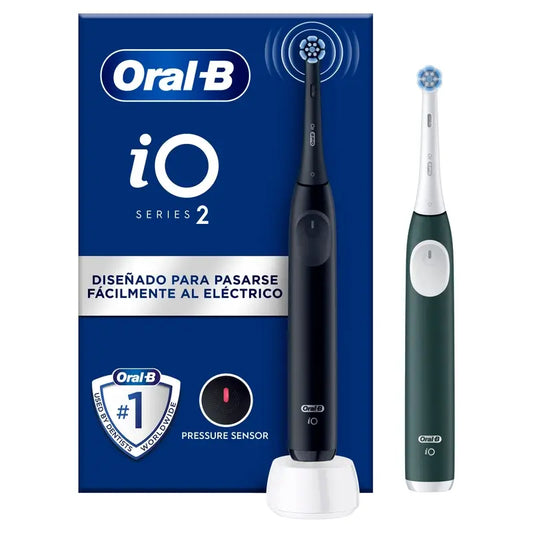Oral-B Braun iO2 Double Night Pack Series Preto / Verde floresta