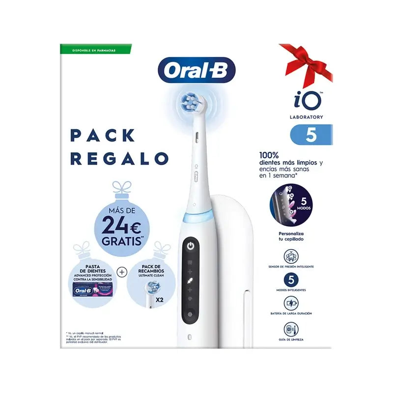 Oral B Braun Oralb Cep Elec Io5Lab Pack 2 Recargas & Pasta de dentes , 1 embalagem