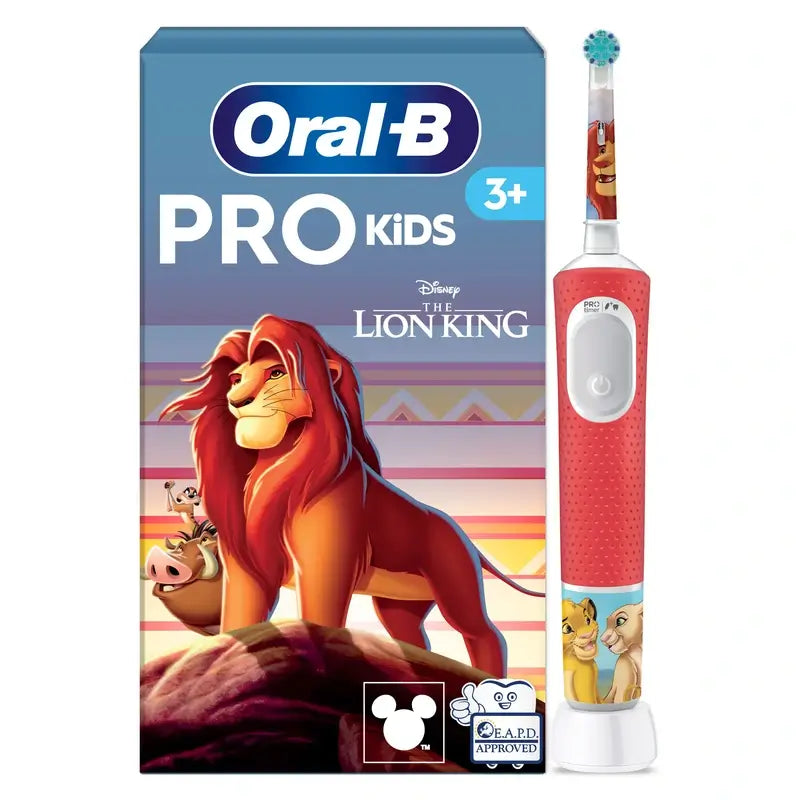 Escova de dentes eléctrica Oral-B Braun Pro Kids O Rei Leão Concebida pela Braun