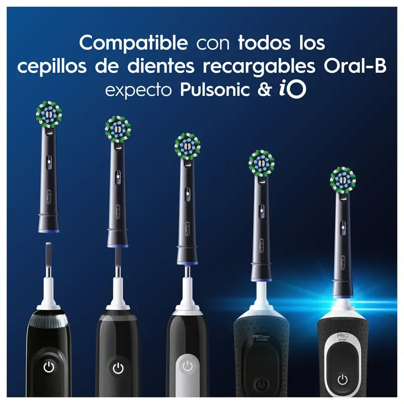 Recarga Oral-B Braun Cross Action, 4 peças.