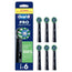 Oral-B Braun Cross Action Refill Preto, 4 peças.