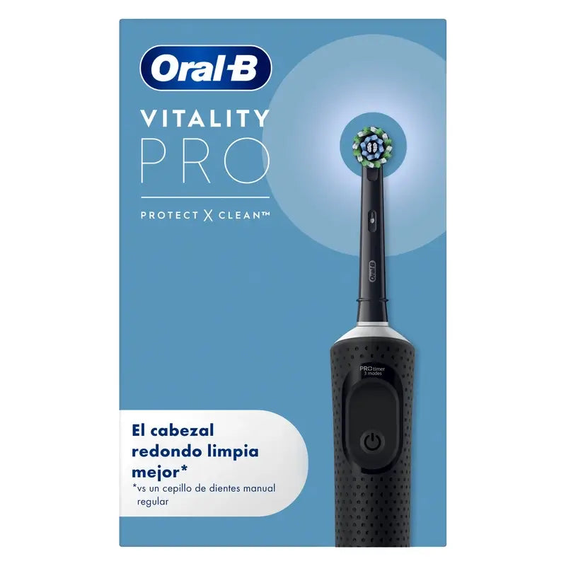 Oral-B Braun Vitality Pro Escova de dentes eléctrica Preta, 1 unidade