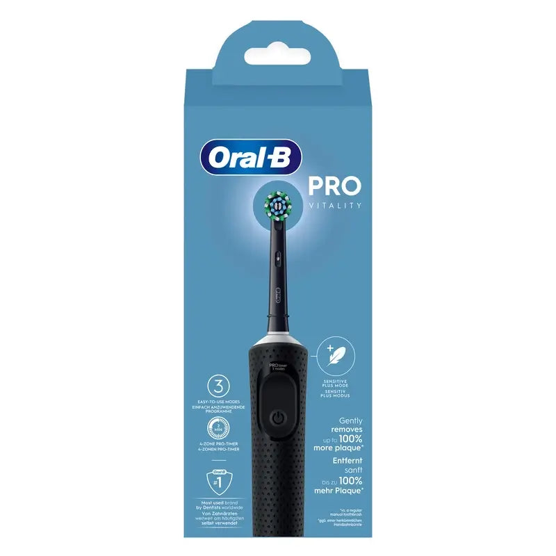 Oral-B Braun Vitality Pro Escova de dentes eléctrica Preta, 1 unidade
