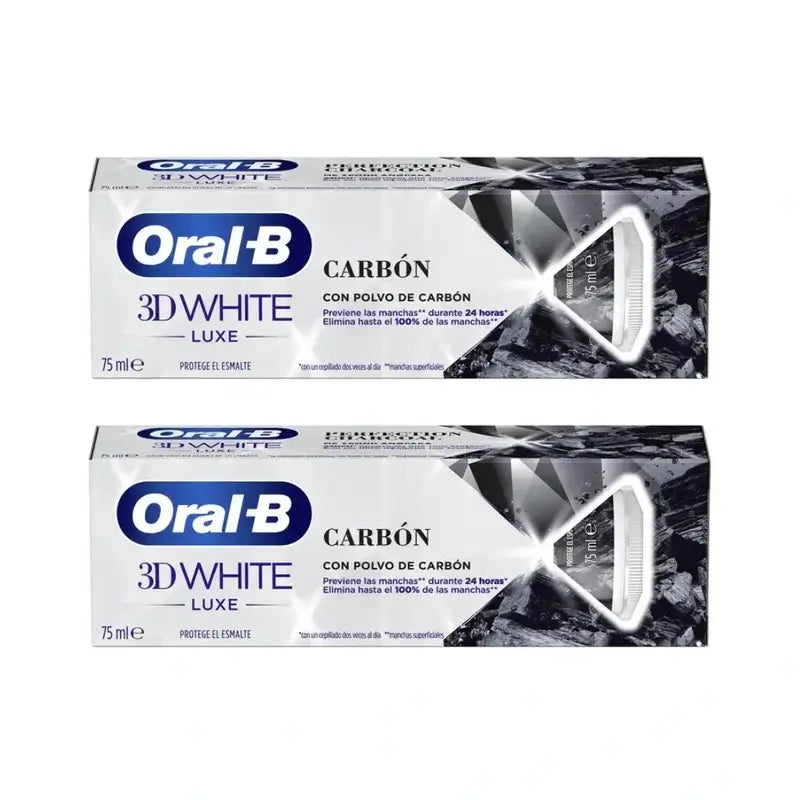 Oral-B Pasta de dentes com carvão vegetal , 2X75 Ml