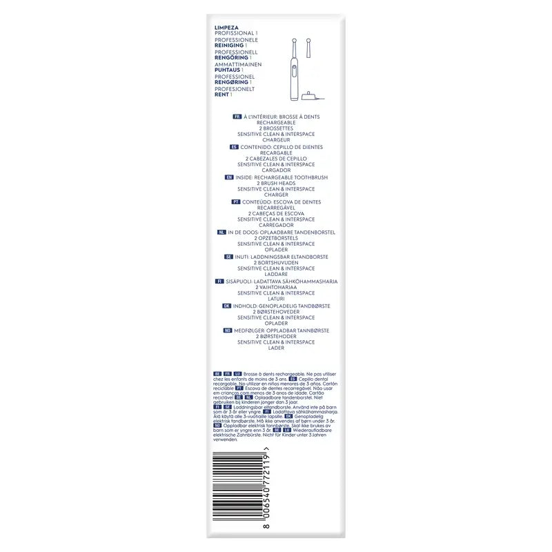 Oral-B Laboratory Professional Clean 1 Escova de dentes eléctrica
