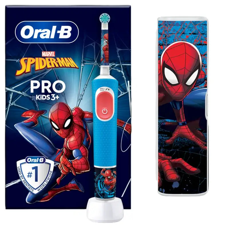 Oral-B Vitality Kids Box Escova de dentes recarregável Homem-Aranha