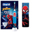 Oral-B Vitality Kids Box Escova de dentes recarregável Homem-Aranha