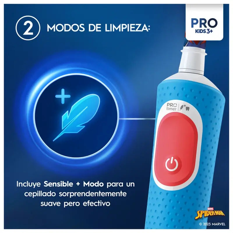 Oral-B Vitality Kids Box Escova de dentes recarregável Homem-Aranha