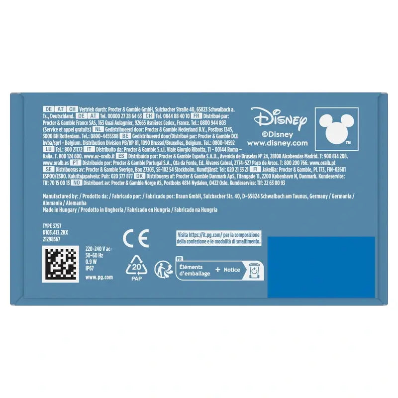 Escova de dentes eléctrica Oral-B Frozen + estojo