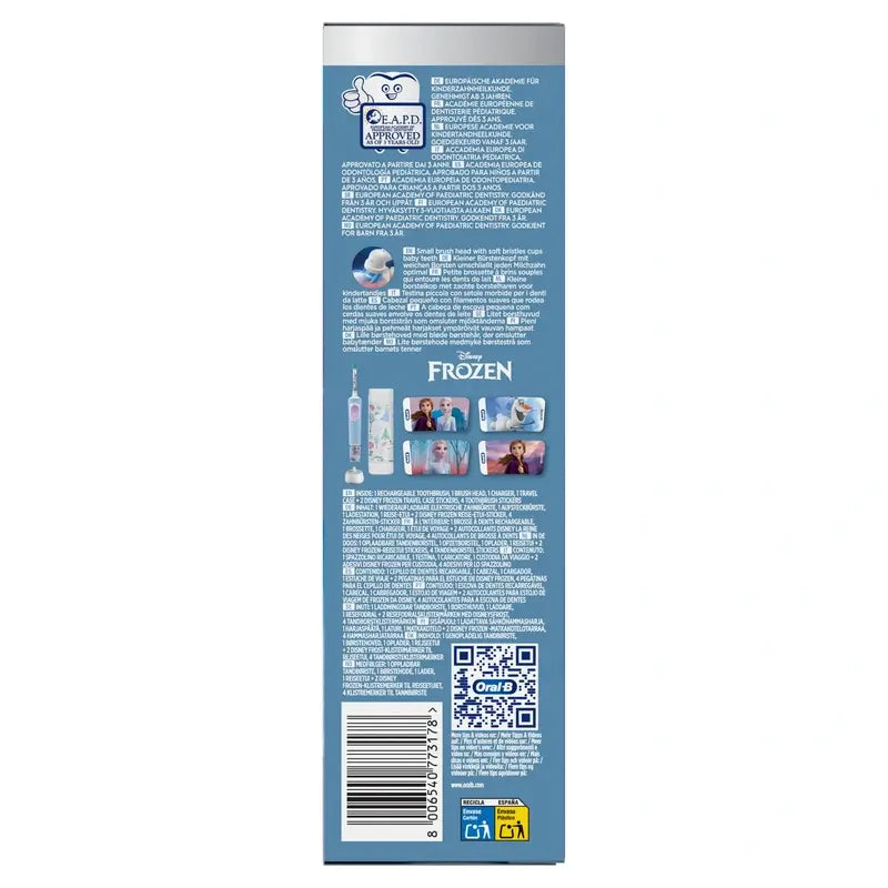 Escova de dentes eléctrica Oral-B Frozen + estojo