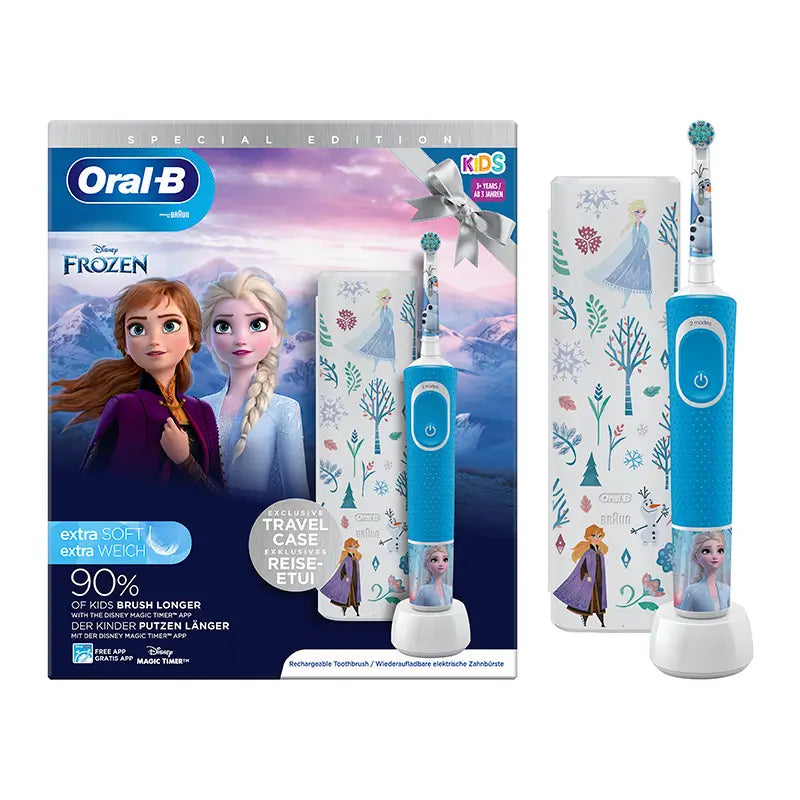 Escova de dentes eléctrica Oral-B Frozen + estojo