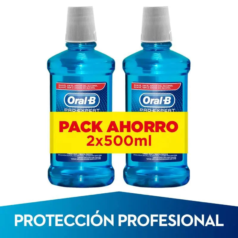 Elixir bucal Oral-B Pro-Expert Professional Protection 2X500 ml