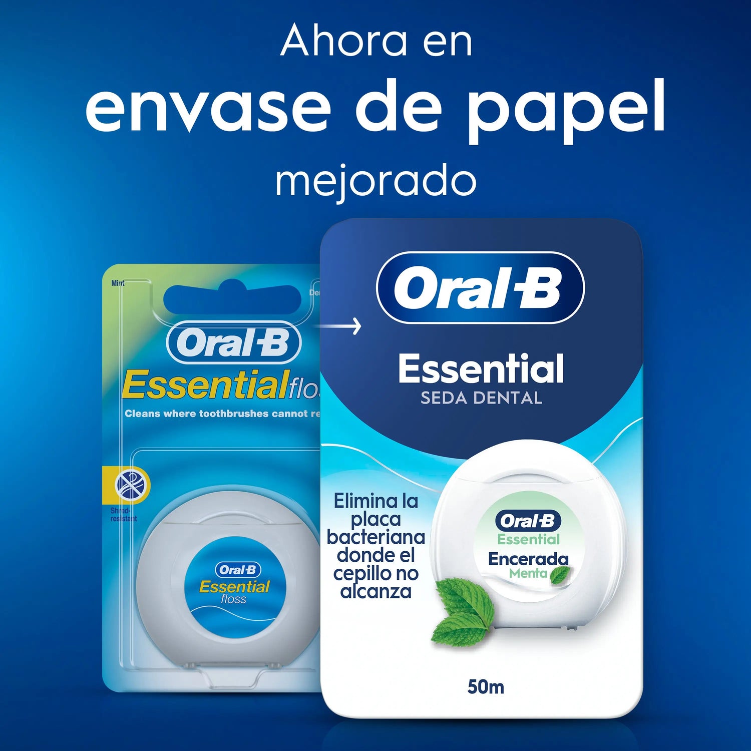 Oral-B Essencial Floss Wax/Mint 50 mt