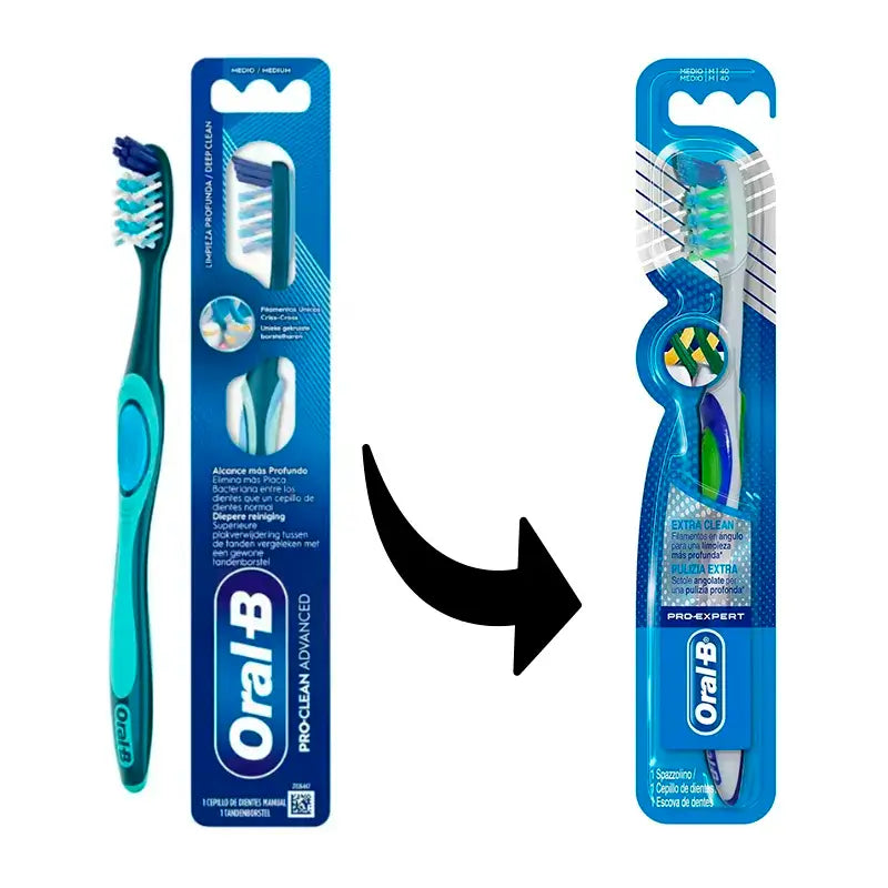 Oral-B Pro-Clean Advanced 40 Medium , 1 unidade