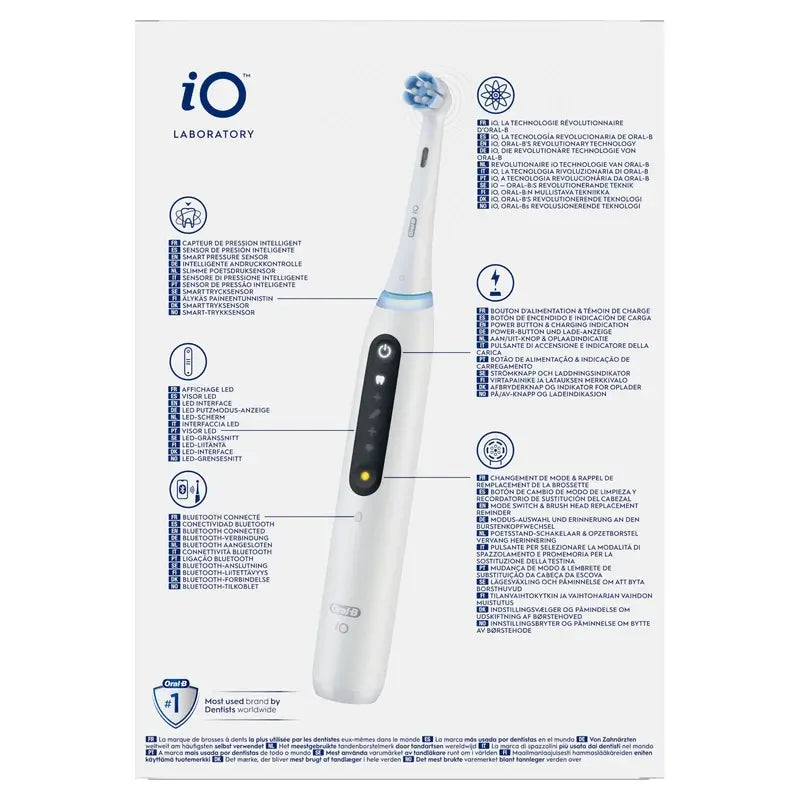 Oral-B Io 5 Electric Toothbrush White, 2 cabeças de escova de dentes