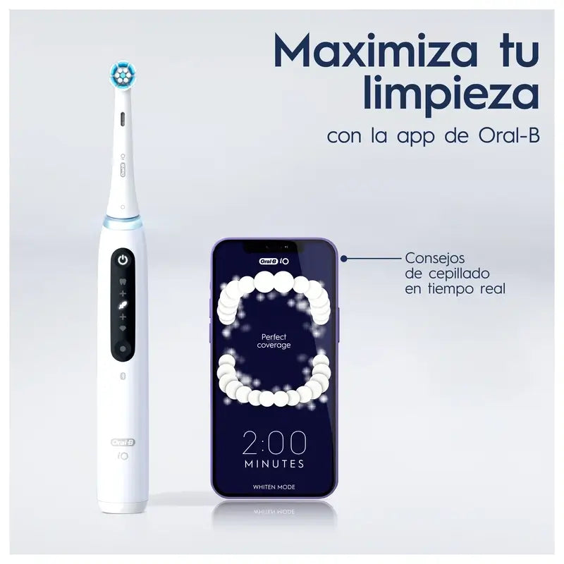 Oral-B Io 5 Electric Toothbrush White, 2 cabeças de escova de dentes