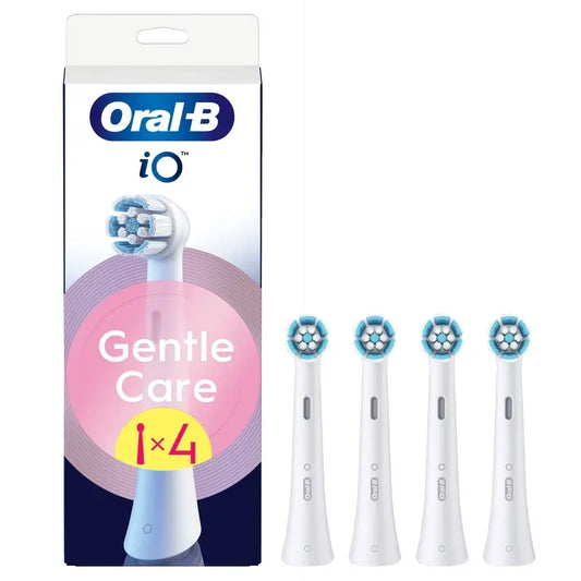 Cabeças de escova de substituição Oral-B iO Gentle Care, embalagem com 4 unidades