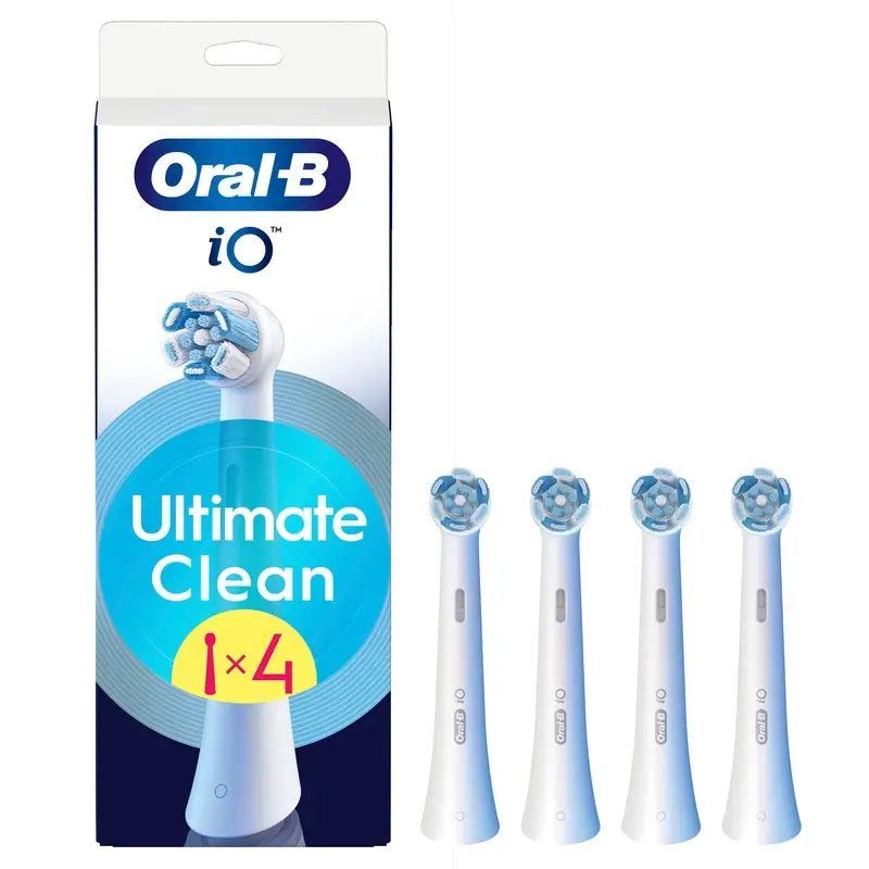 Cabeças de escova de substituição Oral-B iO Ultimate Clean, embalagem com 4 unidades