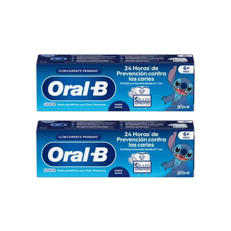 Pasta de dentes Oral-B Junior Star Wars 2X75 Ml, +6 Anos