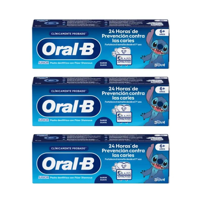 Pasta de dentes Oral-B Junior Star Wars 3X75 Ml, +6 Anos