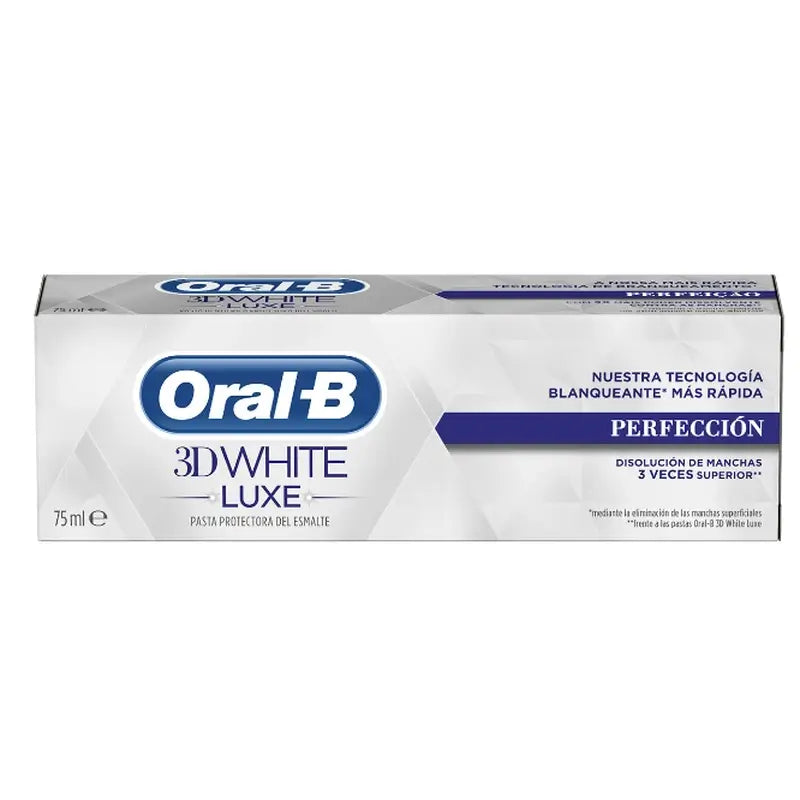 Oral-B Toothpaste 3D Luxe Perfection, 75 ml x 4 unidades