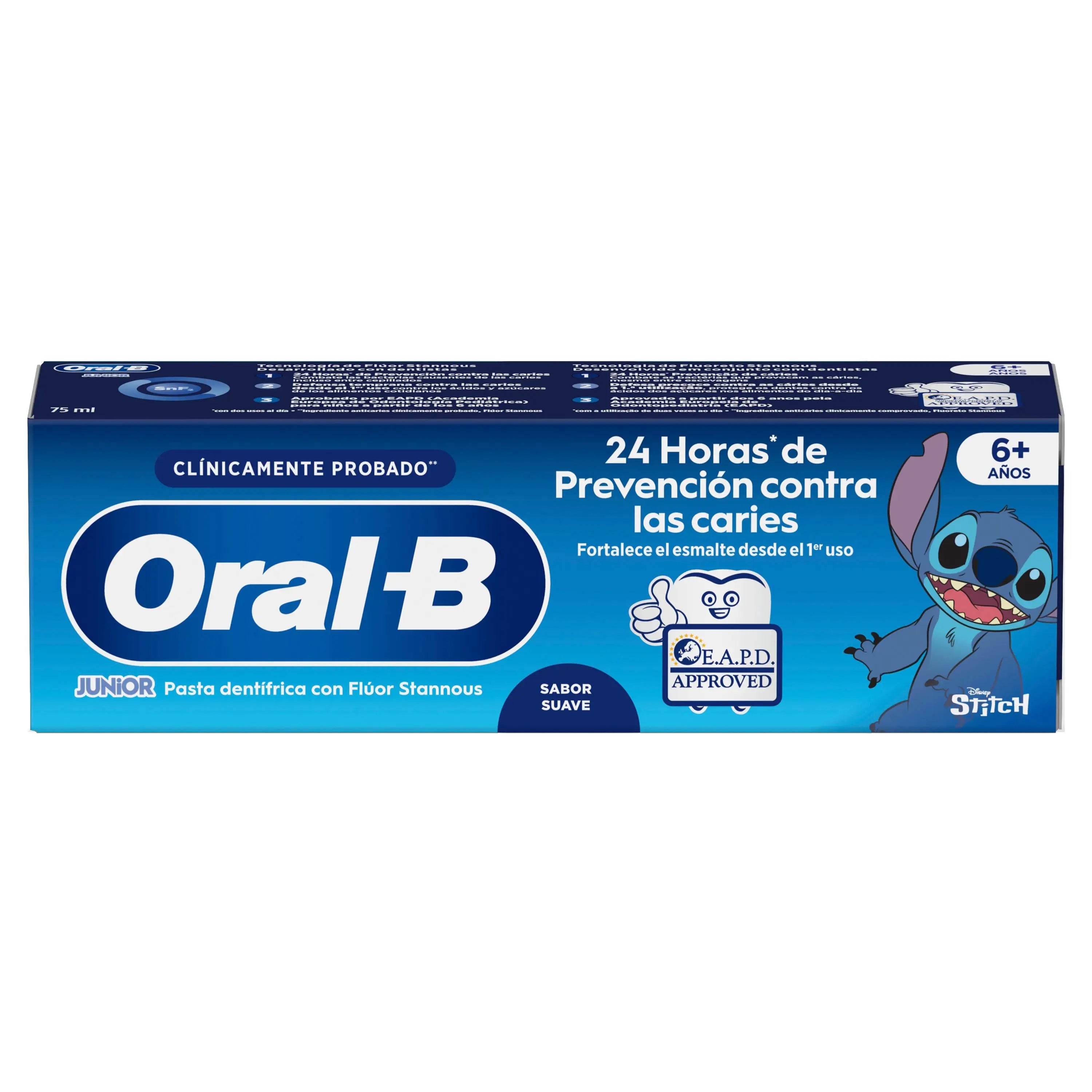 Pasta de dentes Oral-B Pro Junior 6 a 12 anos, 75 ml