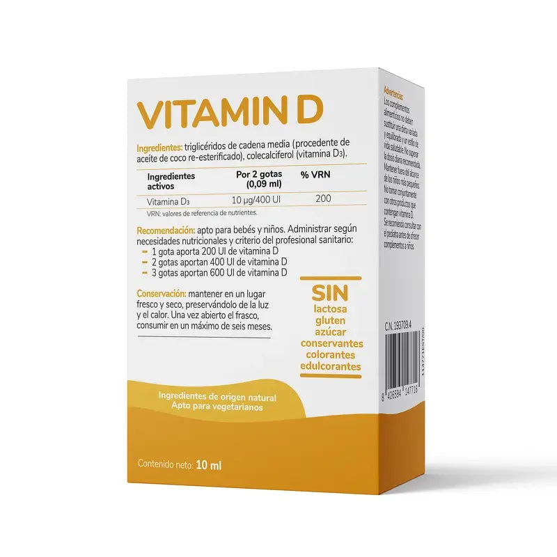 Ordesa Kids Vitamina D, 10x10 gramas