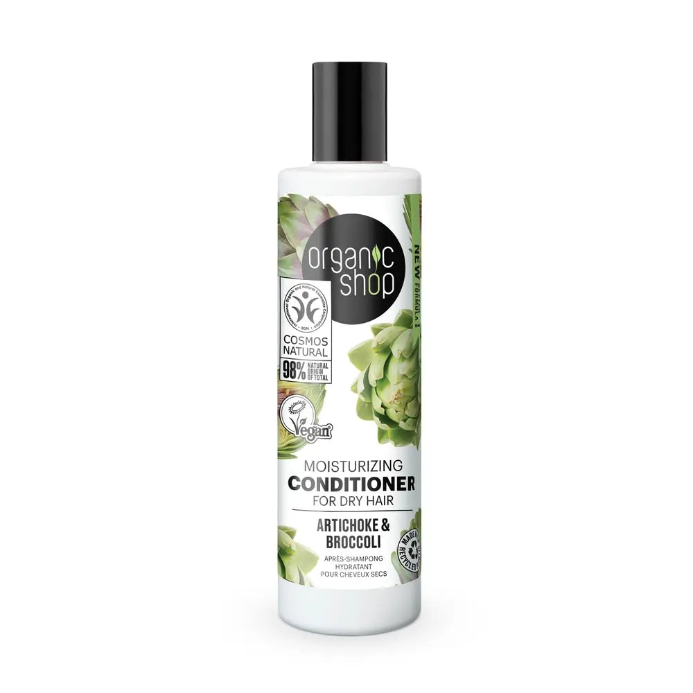 Condicionador Hidratante Alcachofra & Brócolos para Cabelos Secos, 280 Ml