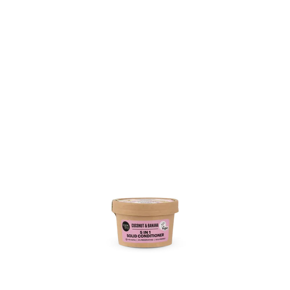 Organic Shop Banana & Coco 5 em 1 Condicionador Sólido , 60 gr
