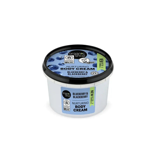 Creme Corporal Enriquecido com Amoras e Mirtilos da Organic Shop, 250 ml