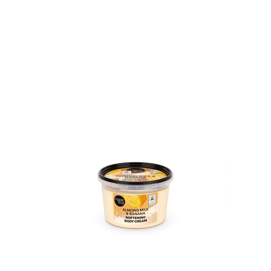 Organic Shop Leite de Amêndoa e Banana Creme Corporal Suavizante, 250 Ml